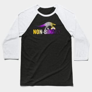 Non-binary Pangolin Baseball T-Shirt